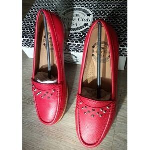 Driver Club USA Womens‎ Genuine Leather Slip On Loafer Size 6.5 $130